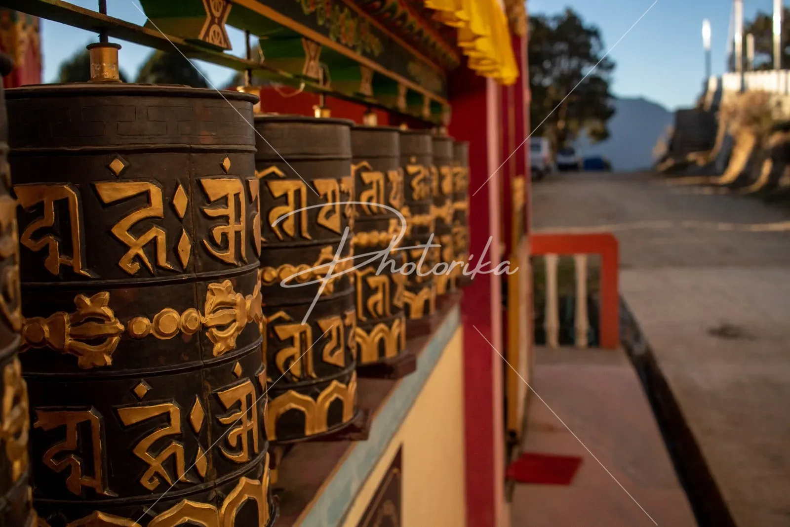 prayer-wheels-morning-monastery