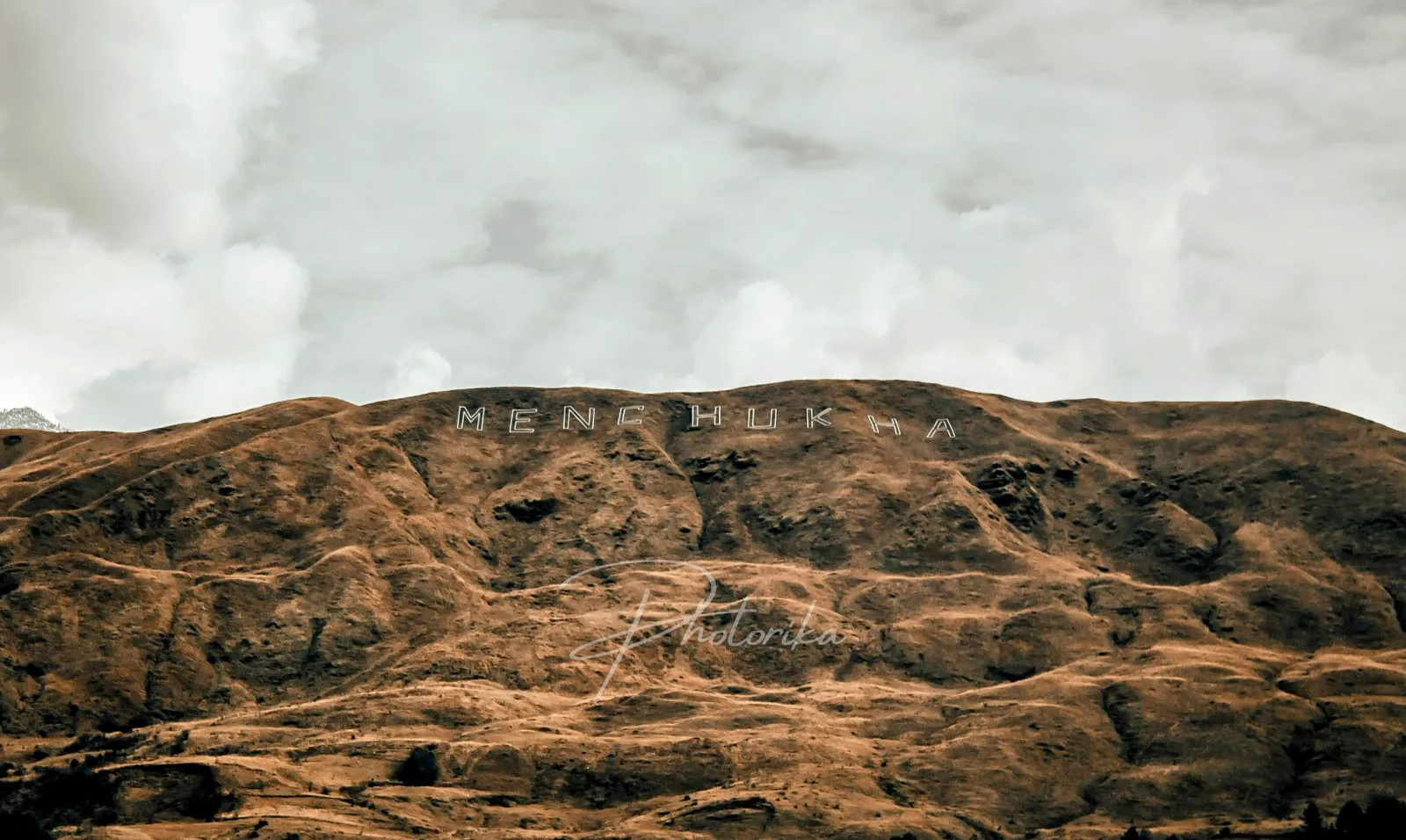 menchukha-written-on-mountain-in-arunachal-pradesh