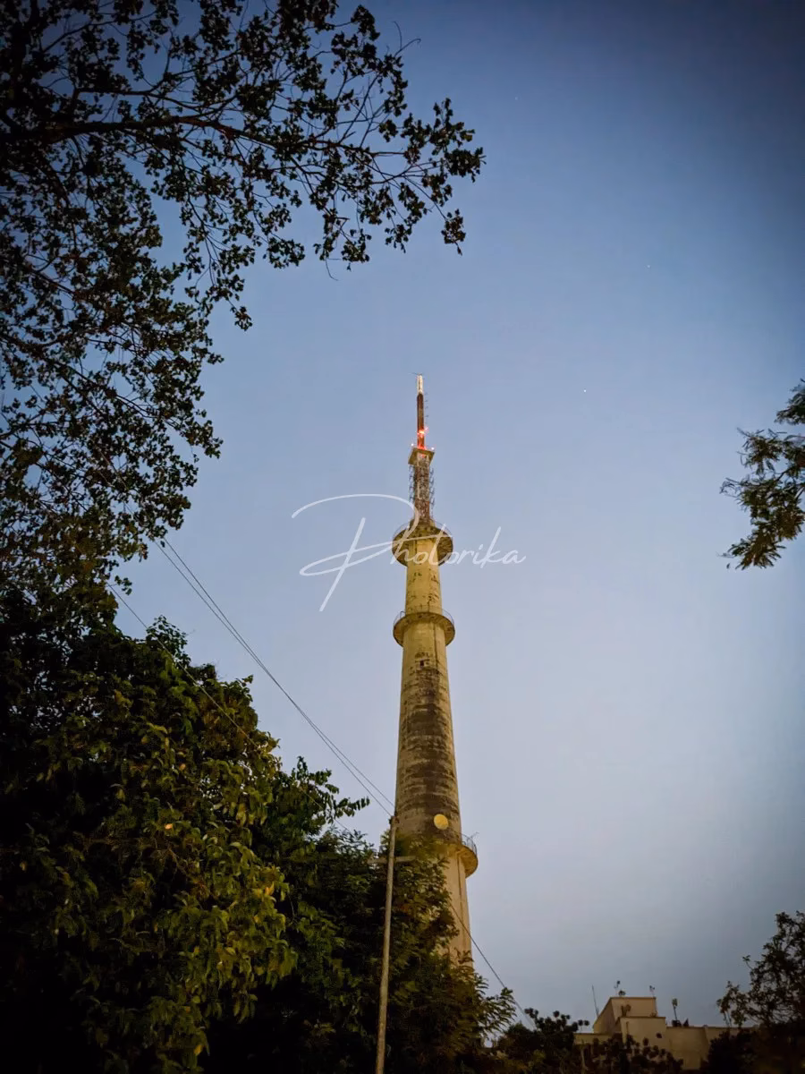 television-tower-lights-evening