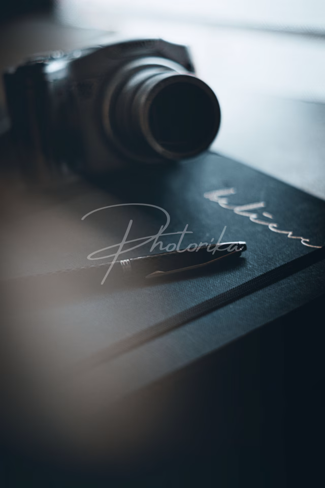 digital-camera-book-and-pen